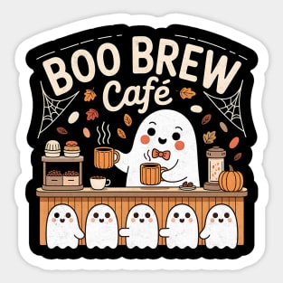 Boo Brew Café Sticker
